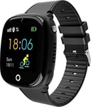 FairOnly HW11 Smart Watch Kids GPS Blueteeth Pedometer Positioning IP67 Waterproof Watch for Children Safe Smart Wristband Android IOS black