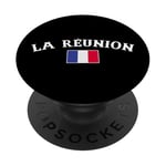 La Réunion France Drapeau Français PopSockets PopGrip Adhésif