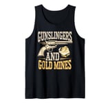 Old Western Film Fan Classic Cowboy Culture and Wild West Tank Top