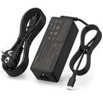 65W Chargeur PC USB C Adaptateur Secteur Type C pour Lenovo ThinkPad T480 T480s T490 T580 T590 Yoga 720 730 910 920 C930 Tablette Lenovo X1 Carbon 5th 6th 7th Chromebook 100e 300e Ordinateur Portable