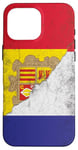 Coque pour iPhone 16 Pro Max Drapeaux France et Andorre - Français Andorran