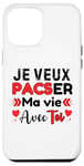 Coque pour iPhone 12 Pro Max veux tu te pacser avec moi demande pacs originale pacsé DUO