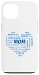 Coque pour iPhone 13 Meilleures qualités de mère et caractéristiques de maman, fête des mères