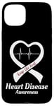 iPhone 15 Plus Heart Disease Awareness Keep The Beat Valentines Case