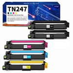 Skydo TN247 Toner Cartridge TN 243CMYK Toner Value Pack, Compatible for Brother DCP-L3550CDW HL-L3230CDW DCP-L3510CDW MFC-L3710CW HL-L3210CW MFC-L3750CDW MFC-L3770CDW HL-L3270CDW Printer (5-Pack)