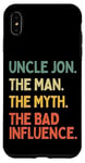 Coque pour iPhone XS Max Oncle Jon Citation drôle The Man The Myth The Bad Influence