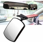 Miroir Voiture Bébé,Incassable Rétroviseur Voiture Bébé,Rétroviseur de Surveillance Bébé avec 360° Rotation,8 6cm,avec Viscose 3M pour Les Nouveaux