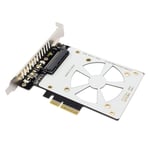 Adaptateur U.2 Vers pcie pci Express 3.0 X4/X8/X16 SFF-8639 pour 750 2,5 Pouces NVMe U2 ssd sata