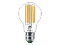 Philips - Led-Glödlampa Med Filament - Form: A60 - Klar Finish - E27 - 5.2 W (Motsvarande 75 W) - Klass A - Varmt Vitt Ljus - 2700 K