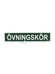 Övningskörningsskylt med sugpropp