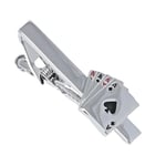 Poker Cards Aces Four Of A Kind Mens Novelty Silver Zinc Alloy Tie Clasp Clip Bar