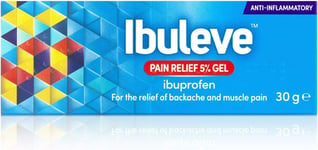 Ibuleve Pain Relief 5% Ibuprofen Gel, Clinically Proven, Anti-Inflammatory Reli