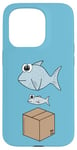 iPhone 15 Pro Big Fish Little Fish Cardboard Box, Dad Dancing Dancer Funny Case