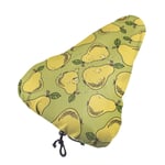 lucky-bonbon Fresh Pears Fashion Waterproof Keep Dry Bike Seat Cover The Perfect Bicycle Seat Cover Waterproof Sunscreen And Dustproof For All Bicycle Exercise.