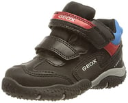 Geox Garçon Jr Baltic Boy B Abx Chaussures, Black/Sky, 25 EU