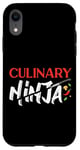 iPhone XR Cooking Cook Ninja Kitchen Chef Culinary Ninja Case