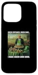 Coque pour iPhone 15 Pro Max Cupcake vert Trump pour la Saint-Patrick, une fierté irlandaise patriotique amusante