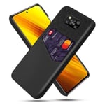 Bofink Xiaomi Poco X3 / X3 NFC kort skal - svart Svart