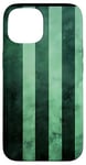 Coque pour iPhone 15 Vert Vintage Rayé IT Dead Lights Pattern --ar 9:16