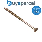 ForgeFix MPS690Y Multi-Purpose Pozi Compatible Screw CSK ST ZYP 6.0 x 90mm Box 1