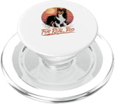 Cool Collie Dog Fur Real Bro Sunset Theme Tee Casual Wear PopSockets PopGrip for MagSafe