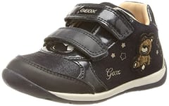 Geox Bébé Fille B Each Girl A Premiers Pas, Dk Navy/Platinum, 23 EU