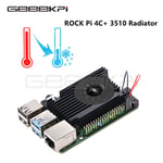 GeeekPi-Refroidisseur Rock Pi 4C Plus 3510,dissipateur thermique pour Rock Pi 4C +