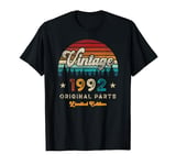 Vintage 1992 Birthday 33 Years Old Limited Edition T-Shirt