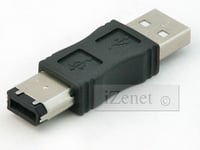 Adaptateur Connectique USB A Mâle / 1394 Firewire 6 Pin