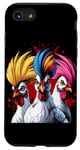 iPhone SE (2020) / 7 / 8 Chickens CLUCKING FUNNY T Shirt Killer Animal tees Gifts Case