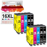 ejet 10 Pack 16XL Compatible Ink Cartridges for Epson 16 XL for Epson Workforce WF2750 WF2630 WF2530 WF2510 WF-2750 WF-2630 WF-2760 WF-2660 WF-2650 WF-2540 WF-2530 WF-2520 WF-2510 WF-2010 WF 2750