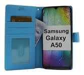 New Standcase Wallet Samsung Galaxy A50 (A505FN/DS) (Ljusblå)