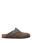 Birkenstock Boston Suede Clogs, Concrete Grey