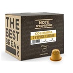 Note d'Espresso - Colombia - Capsules de Café - Exclusivement Compatible avec Machine NESPRESSO* - 100 x 5,6 g