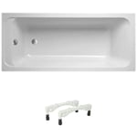 Villeroy&boch - Baignoire droite 180 x 80 villeroy et boch Architectura acrylique avec pieds