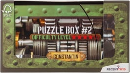 Constantin Puzzle Box Level #2, Brain Teasers for Teens Adults Kids Boys Girls 