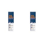 Piz Buin Crème solaire de montagne et soin des lèvres au LSF 50+, protection solaire spécialement pour le ski et la randonnée, contre le vent et le froid, 20ml et 2,3ml (Lot de 2)