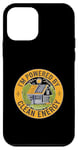 Coque pour iPhone 12 mini I'M POWERED BY CLEAN ENERGY Solar Power Change Climat Sun