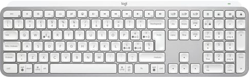 Logitech MX Keys S clavier Universel RF sans fil + Bluetooth QWERTY Italien Alu