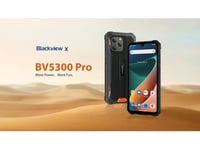 Blackview Bv5300 Pro 4/64Gb Smartphone Black - Smartphone, Skifer, Dual Sim, 15,5 Cm (6.1"), Bluetooth, 6580 Mah, Sort