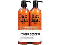 Tigi Bed Head Colour Shampoo And Conditioner Goddess System Tween Set 750Ml