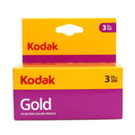 Kodak Gold 200 135-24 3pk verdipakke 3 pakning fargefilm, 200 ISO, 24 bilder