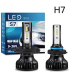 S7 25w H7 Led kit 3000 lumen CSP 1860 chip 6000k Guld