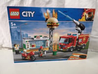 LEGO CITY 60214-L'intervention des pompiers au restaurant de hamburger - Neuf