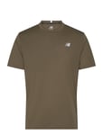 New Balance Core Run Short Sleeve Grön