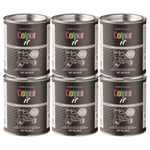 6x Paint Factory Jet Black Gloss Tin Paint Fast Drying Interior Exterior 300ml