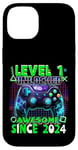 Coque pour iPhone 14 1e anniversaire Gamer 1 ans Jeu vidéo Anniversaire Gamer Garçons