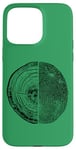 Coque pour iPhone 15 Pro Max Anneaux d'arbre et empreintes de doigts