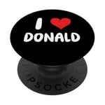 I Love Donald - Heart PopSockets Adhesive PopGrip