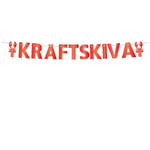 Banner Vimpel Kräftskiva 2 meter Röd